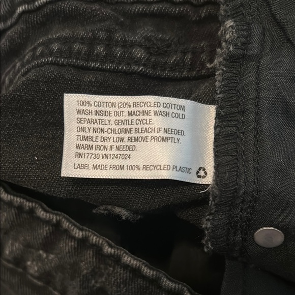 Wild Fable Black Distressed Jean Shorts - Picture 4 of 5